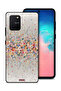 غطاء حماية لهاتف Samsung Galaxy S10 Lite بتصميم زهور صغيرة وفن تجريدي