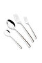 48-piece Shiny Silver Cutlery Set with Stand - 2