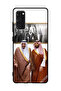 غطاء حماية لهاتف سامسونج جالاكسي S20 FE 2022 الملك سلمان ومحمد بن سلمان يتحدثان أثناء المشي