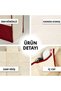 Elite Canvas Tote Bag Beach Bag -Bordo Color Shopping Bag Women's Daily Shoulder Bag - 5