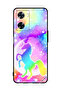 غطاء حماية لهاتف Oppo A77s - يونيكورن قوس قزح