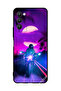 Protective Case Cover For Tecno Camon 18 Biker Leaving Moon Behind