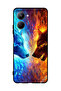 غطاء حماية لهاتف Realme C33 Water & Fire Wolf