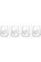 4PCS INDIGO BEVERAGE GLASS SET 480 ML