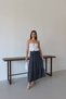 Elastic Waist Lace Adjustable Muslin Skirt - 4