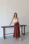 Elastic Waist Lace Adjustable Muslin Skirt - 6