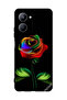 غطاء حماية لهاتف Realme C33 بلون قوس قزح وردي
