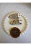 Wool Model Love Written Teddy Bear Figured Children's Snap Buckle (Pair)