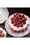 50 Lli Round Decorative Lace Paper Placemat Oil Absorbent Food Grade Paper Napkin 26cm