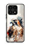 Honor X8a Protective Case Cover Eagle Abstract Art