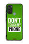 Motorola Moto G60S Protective Case Cover Do Not Touch My Phone - 2