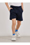 Solid Shorts with Drawsting
