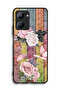 Realme C33 Protective Case Cover Peach Butterflies And Roses - 2