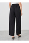 Sequined Hem Wide Leg Pants - 4