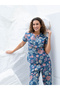 Printed Pure Cotton Top with Trousers Co-Ords - 3