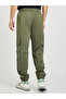 Men Olive Solid Relaxed Fit Cargo Joggers with Zipper Detail - 4