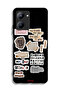 Realme C33 Protective Case Cover Good Luck Quotes Stickers - 2