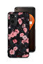 Realme 9i 4G Protective Case Cover Peach Small Roses