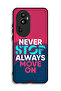 جراب حماية Oppo Reno10 Pro Plus لا تتوقف أبدًا، تحرك دائمًا