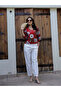 Floral Printed Buttoned Top and Pyjama Set - 5