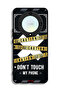 Honor X9a Protective Case Cover Caution Never Touch My Phone