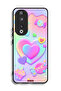 غطاء حماية لهاتف Honor 90 برسومات قلوب البوب