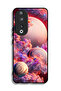 غطاء حماية لهاتف Honor 90 بتصميم غيوم وفن تجريدي