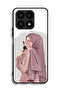 Honor X8a Protective Case Cover Holding Roses Girl Art