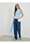 Textured Round Neck Sleeveless Top - 2