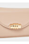 Solid Shoulder Bag with Chain Strap - 3
