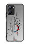 Realme C33 Protective Case Cover Moon And Arrows Art Pattern - 2