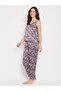 Paisley Print Satin Cami Top and Pyjama Set - 4