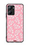 Realme C33 Protective Case Cover Flowers Background Pattern - 2