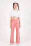 Girl's Button Detailed Trousers - 2