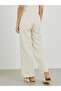 Texture Stripes Straight Leg Pants with Drawstring - 4
