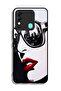 Tecno Spark 8 Protective Case Cover Girl Face Abstract Art - 2