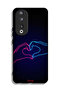 غطاء حماية لهاتف Honor 90 بتصميم يد تلامس القلب