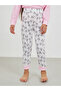 Graphic Print Long Sleeve T-Shirt and Pyjama Set - 5