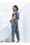 Printed Pure Cotton Top with Trousers Co-Ords - 2