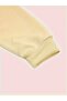 Autumn Leaves Printed Crew Neck Beige Sweatshirt - 3