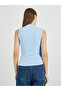 Textured Round Neck Sleeveless Top - 4