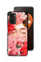 Realme 9i 4G Protective Case Cover Girl Face Hide In Flowers Art