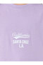 Slogan Print Oversized T-Shirt and Wide Leg Joggers Set - 4