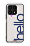 Honor X8a Protective Case Cover Hello