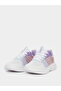 Mesh Ombre Print Lace-Up Sneakers - 2