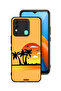 غطاء حماية لهاتف Tecno Spark 8 بتصميم تجريدي