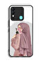 Tecno Spark 8 Protective Case Cover Holding Roses Girl Art - 2