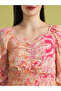 Floral Printed Sweetheart Neck Top - 4