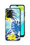 غطاء حماية لهاتف Realme C33 برسومات ريش وزهور