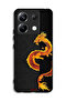 غطاء حماية لهاتف شاومي ريدمي نوت 13 برو 5G برسومات فن التنين